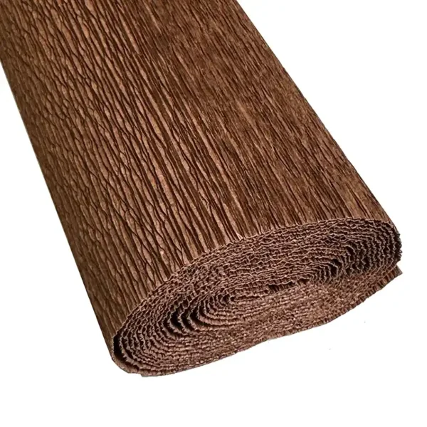 italiensk crepepapir 180 g chokoladebrun