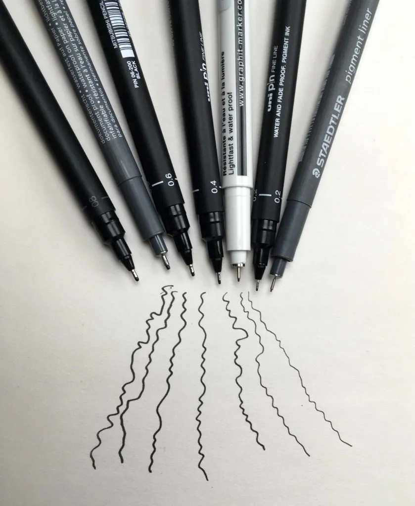 fineliners
