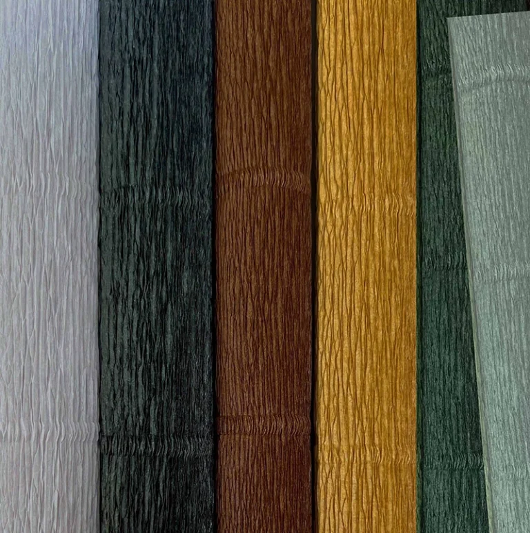 natur farveblanding crepepapir