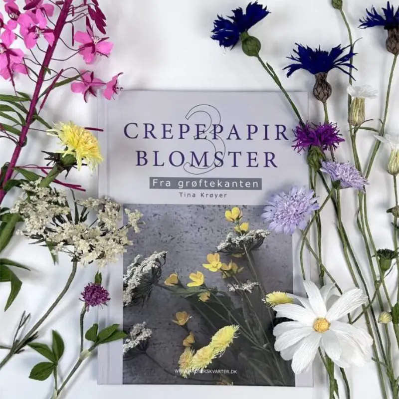 grøftekanten crepepapirblomster papirblomster