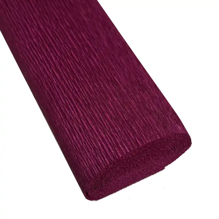 italiensk crepepapir 180 g aubergine