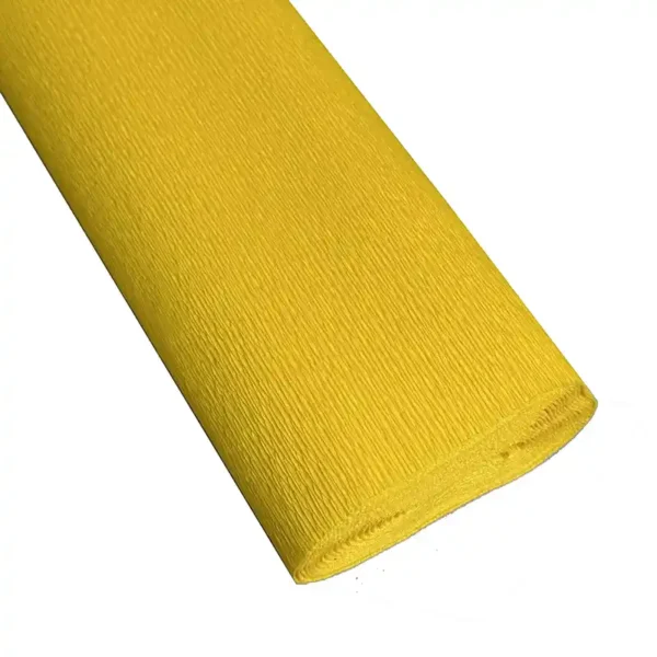 italiensk crepepapir 180 g klar gul