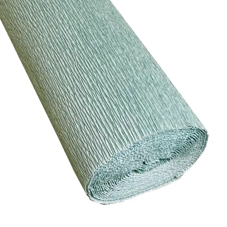 italiensk crepepapir 180g lys mint
