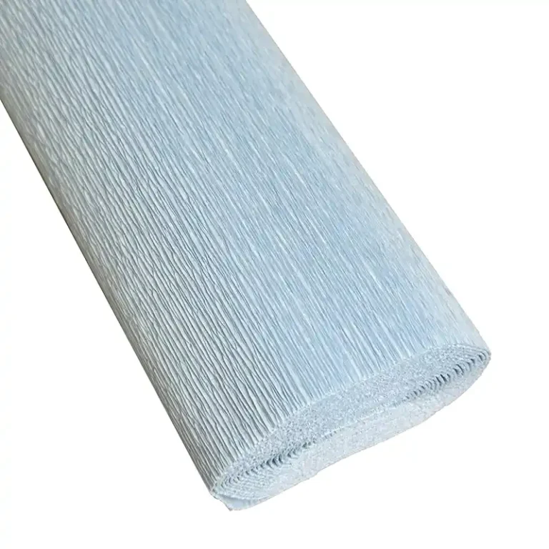 italiensk crepepapir 180 g lyseblå