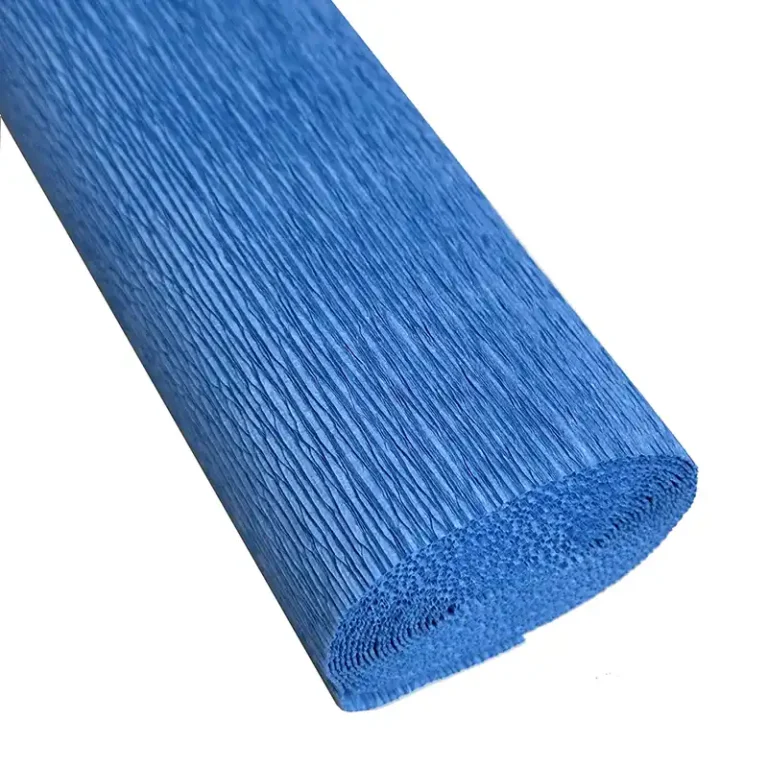 italiensk crepepapir 180 g mellemblå