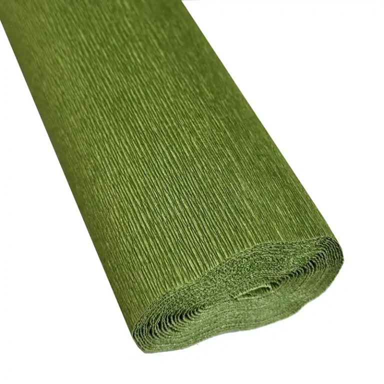 italiensk crepepapir 180 g mosgrøn