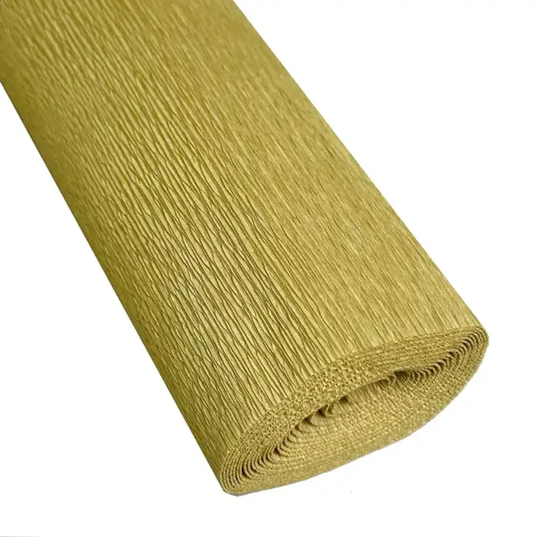 Italiensk crepepapir 180 g sennepsgul