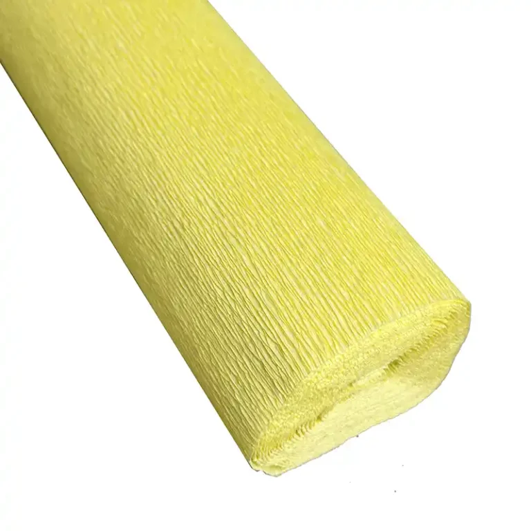 italiensk crepepapir 180 g syrlig gul